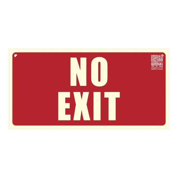 Comprar IMPLASER EX323N Señal NO EXIT 32x16cm