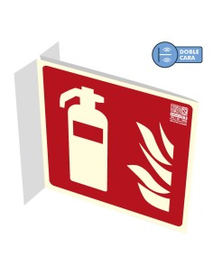 Kaufen IMPLASER EX201BN Feuerlöscher-Schild auf Ausleger 21x21 cm