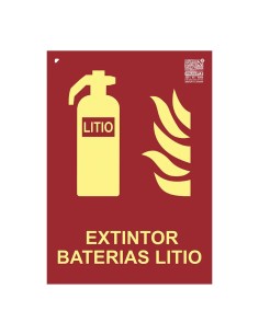 Kaufen IMPLASER EX233L-A4 Feuerlöscher-Schild für Lithiumbatterien, Klasse A, 29,7 × 21 cm
