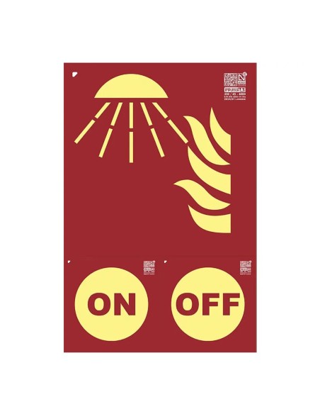 Comprar IMPLASER EX250L Señal de disparo y paro de sistemas de extinción Clase A 21x31.5cm