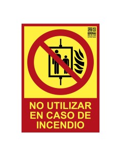 Kaufen IMPLASER EX221L Schild „Nicht im Brandfall benutzen“ Klasse A 21×15 cm