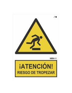 Acheter IMPLASER AD15-A4 Panneau « ATTENTION ! » Risque de trébucher 29,7 × 21 cm
