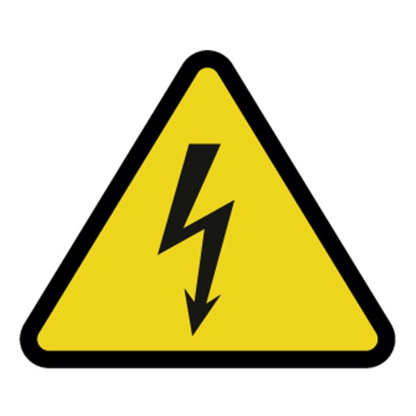 Acheter IMPLASER ADHAD08 Autocollant danger électrique 9 cm
