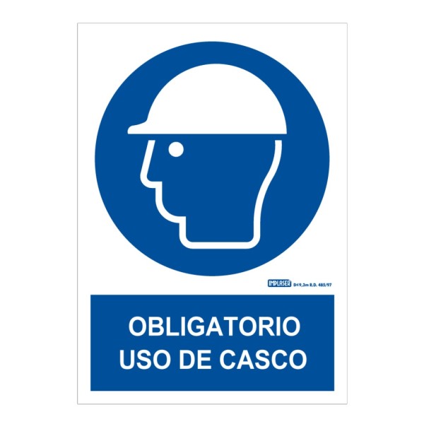 Kaufen IMPLASER OB01-A4 Schild „Helmpflicht“ 29,7 × 21 cm