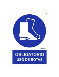 Acheter IMPLASER OB06-A4 Panneau d’obligation de porter des bottes 29,7 × 21 cm