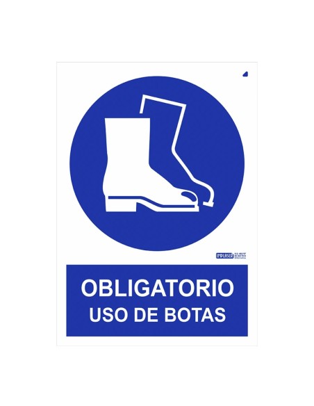 Comprar IMPLASER OB06-A4 Señal obligatorio uso de botas 29,7x21cm