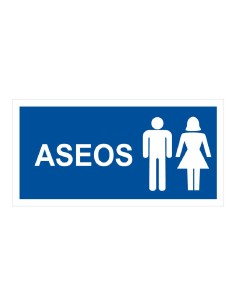 Acheter IMPLASER OB33 Panneau toilettes homme-femme 30x15 cm