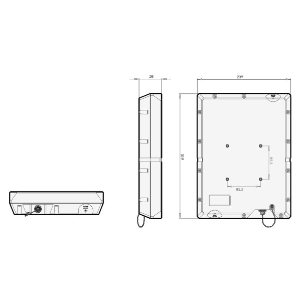 Comprar MAGOS SYSTEMS SCEPTER-C MSA1241A - MAGOS SCEPTER (SR-500-C) Radar direccional H100º V30º 600m 5GHz IP67 CE