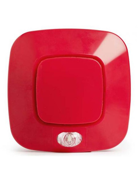 Comprar INIM IS2011RE Sirena convencional acústica. Montaje en pared. Color rojo. Bajo consumo