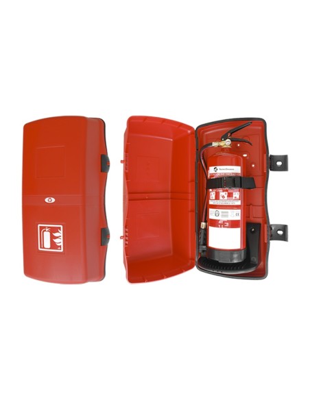 Kaufen SIEX M006777 Schrank Modell P-6, Farbe Rot, für 6-kg-Feuerlöscher