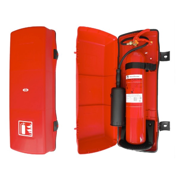 Acheter SIEX M003857 Armoire modèle CO2 couleur rouge pour extincteur 5 kg