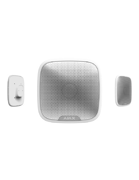 Acquista AJAX STREETSIREN-WH Ajax StreetSiren Jeweller. Sirena esterna wireless 113 dB. Colore bianco
