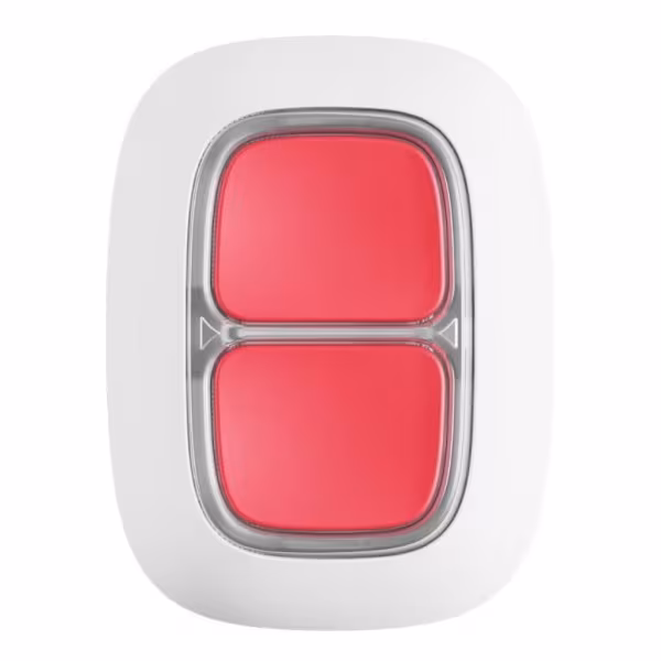Comprar AJAX DOUBLEBUTTON-WH Ajax DoubleButton Jeweller. Botón de pánico doble inalámbrico. Color blanco