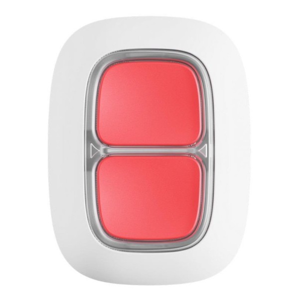 Acquistare AJAX DOUBLEBUTTON-WH Ajax DoubleButton Jeweller. Pulsante antipanico doppio wireless. Colore bianco