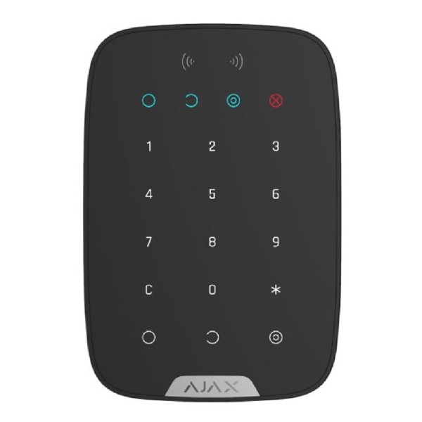 Acquistare AJAX KEYPAD-PLUS-BL Ajax KeyPad Plus Jeweller. Tastiera touch con lettore wireless. Colore nero