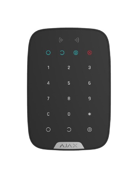 Acheter AJAX KEYPAD-PLUS-BL Ajax KeyPad Plus Jeweller. Clavier tactile avec lecteur sans fil. Couleur noire