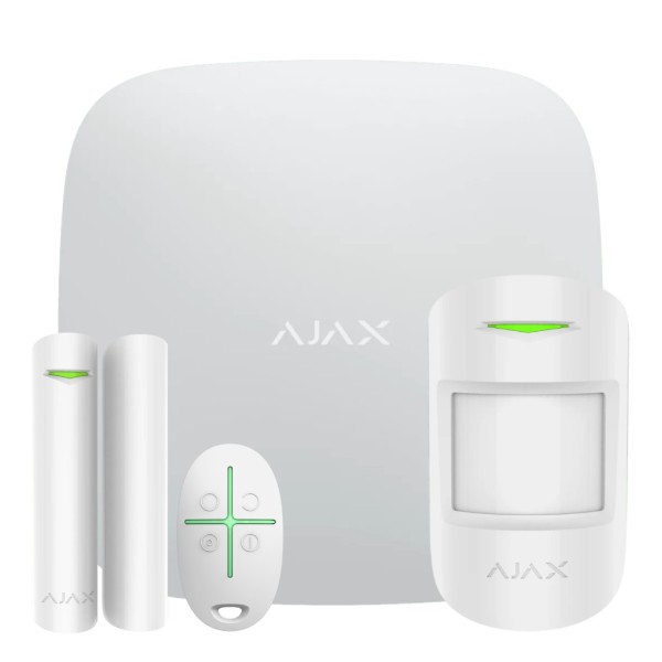 Kaufen Sie AJAX STARTERKIT-WH Ajax StarterKit Weiß. Hub + MotionProtect + DoorProtect + SpaceControl