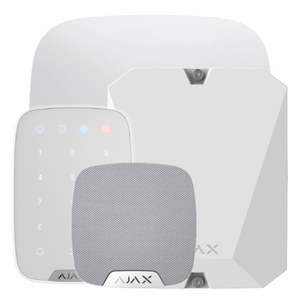 Comprare AJAX HUBKIT-RENOVE-WH2 Ajax HubKit Renove bianco. Hub + Multitransmiter + KeyPad + HomeSiren