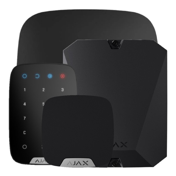 Acheter AJAX HUBKIT-RENOVE-BL2 Ajax HubKit Renove noir. Hub + Multitransmiter + KeyPad + HomeSiren