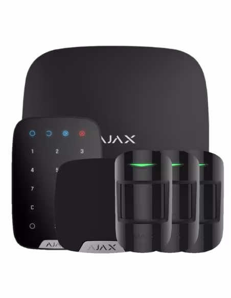 Comprar AJAX HUBKIT-RENOVE-BL1 Ajax HubKit Renove negro. Hub + 3 MotionProtect + KeyPad + HomeSiren
