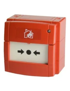 Comprar MORLEY R5A-RF Pulsador manual de alarma estanco vía radio en red Mesh de Agile. Incluye 4 pilas CR123A