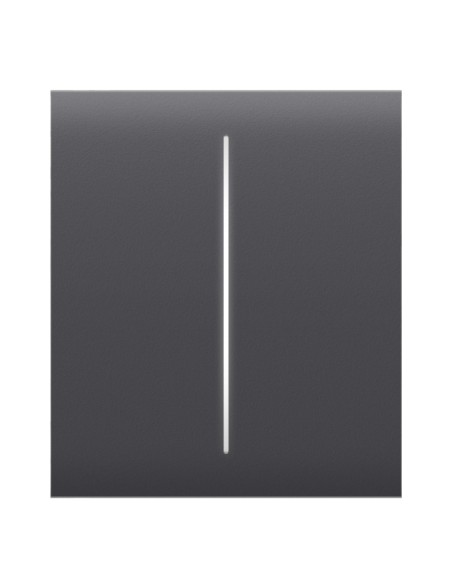 Acheter AJAX LIGHTSWITCH-CENTER-2G-GP Ajax LightSwitch Bouton central 2 voies. Poussoir central double. Couleur graphite