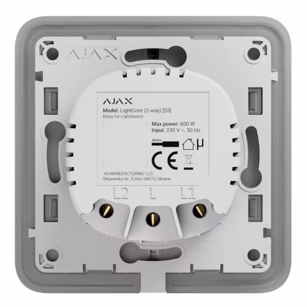 Comprar AJAX LIGHTSWITCH-LIGHTCORE-2W Ajax LightSwitch LightCore 2-way Jeweller. Interruptor Conmutado