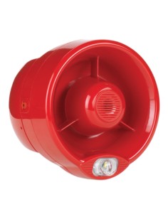 Acheter INIM WS2020RE Sirène murale + LED blanc VAD via radio bidirectionnelle série FireVibes. Couleur rouge