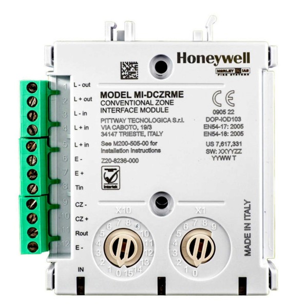 Acheter MORLEY MI-DCZRME Module de zone pour détecteurs conventionnels ou ATEX