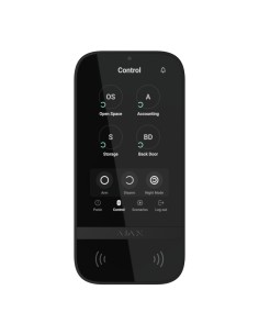 Acquistare AJAX KEYPAD-TOUCH-BL Ajax KeyPad TouchScreen Jeweller. Tastiera touch con lettore wireless. Colore nero