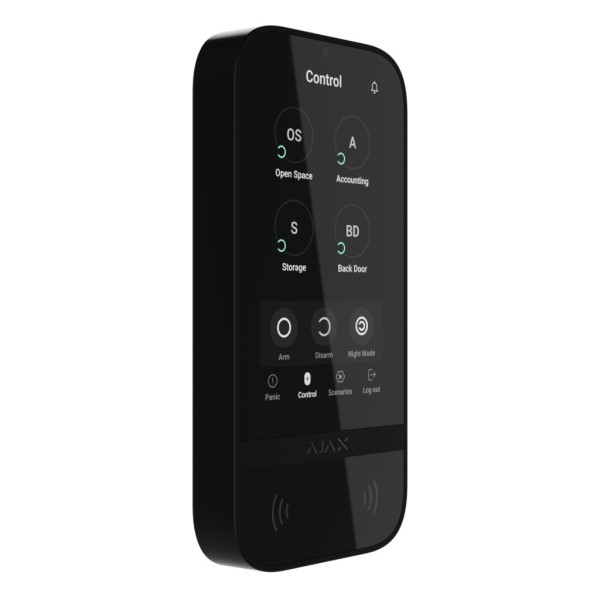 Comprar AJAX KEYPAD-TOUCH-BL Ajax KeyPad TouchScreen Jeweller. Teclado Táctil con Lector Inalámbrico. Color Negro