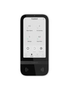 Acquistare AJAX KEYPAD-TOUCH-WH Ajax KeyPad TouchScreen Jeweller. Tastiera touch con lettore wireless. Colore bianco
