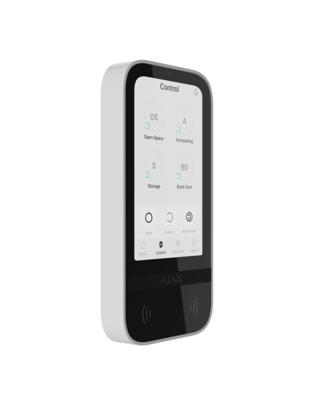 Comprar AJAX KEYPAD-TOUCH-WH Ajax KeyPad TouchScreen Jeweller. Teclado Táctil con Lector Inalámbrico. Color Blanco