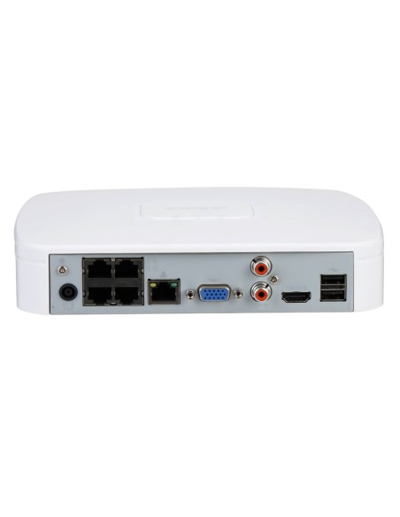 Acheter DAHUA NVR4104-P-EI NVR 4 canaux 80 Mbps H265 HDMI 4 PoE 1 HDD IA