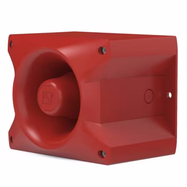 Comprar NOTIFIER PA-10 Sirena roja con chasis con protección antigolpes