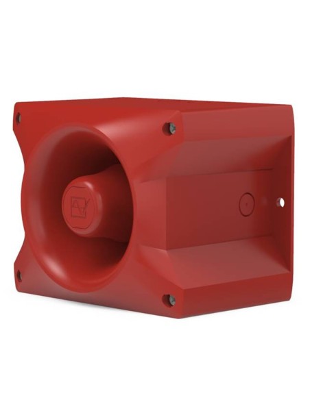 Comprar NOTIFIER PA-10 Sirena roja con chasis con protección antigolpes