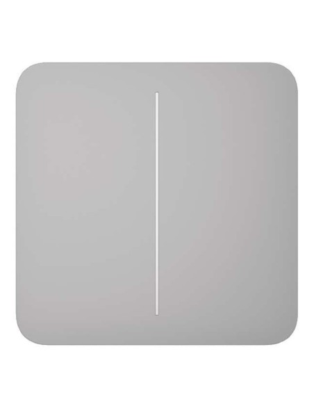 Acquista AJAX LIGHTSWITCH-2G-FG Ajax LightSwitch SoloButton 2 gang. Pulsante doppio. Colore Nebbia
