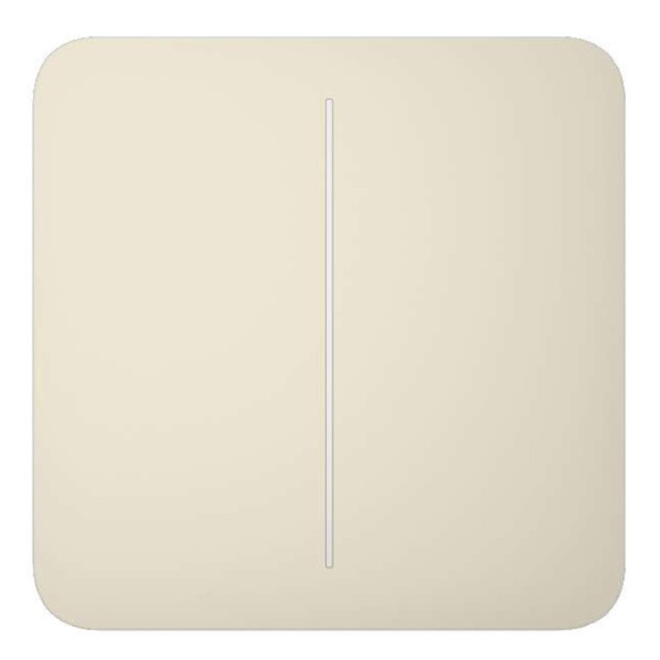 Acquistare AJAX LIGHTSWITCH-2G-IV Ajax LightSwitch SoloButton a 2 tasti. Pulsante doppio. Colore avorio
