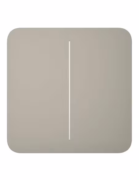 Comprar AJAX LIGHTSWITCH-2G-OL Ajax LightSwitch SoloButton 2-gang. Pulsador Doble. Color Oliva