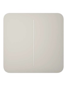 Kaufen AJAX LIGHTSWITCH-2G-OY Ajax LightSwitch SoloButton 2-fach. Doppel-Taster. Farbe Austernfarben
