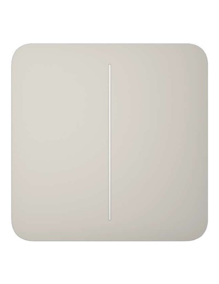 Kaufen AJAX LIGHTSWITCH-2G-OY Ajax LightSwitch SoloButton 2-fach. Doppel-Taster. Farbe Austernfarben