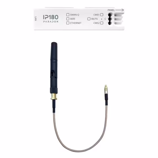 Kaufen PARADOX IP180 Internetmodul, MQTT, vier Empfänger, Ethernet und Wi-Fi. WLAN-Antenne inklusive. Grad 3