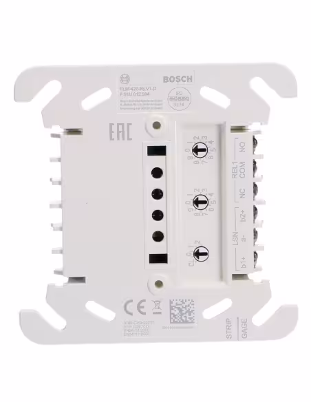 Kaufen BOSCH FLM-420-RLV1-D analoges Modul mit einem Relaisausgang zur Montage auf DIN-Schiene mit Adapter