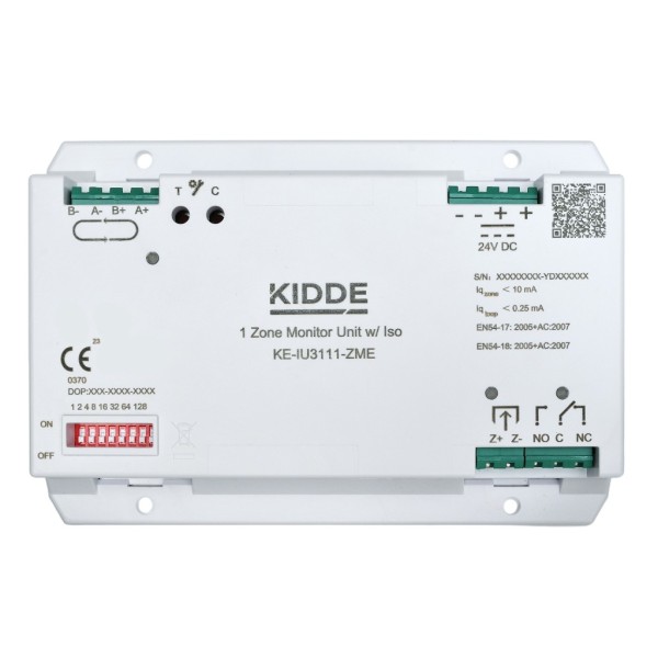 Acheter KIDDE COMMERCIAL KE-IU3111-ZME Unité intelligente analogique de surveillance de zone avec isolateur (alimentation ext.)