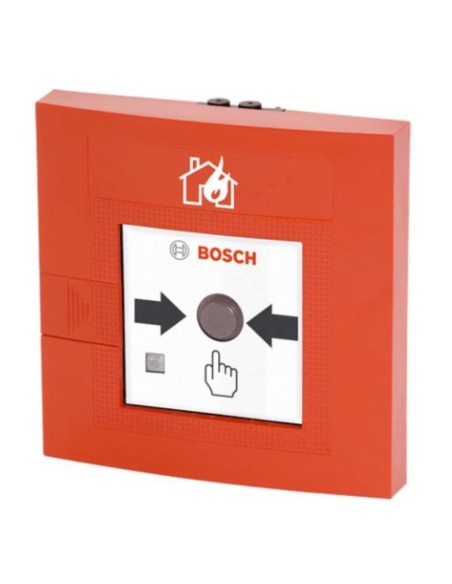 Comprar BOSCH FMC-210-DM-G-R Pulsador analógico color rojo. Para montaje en interiores
