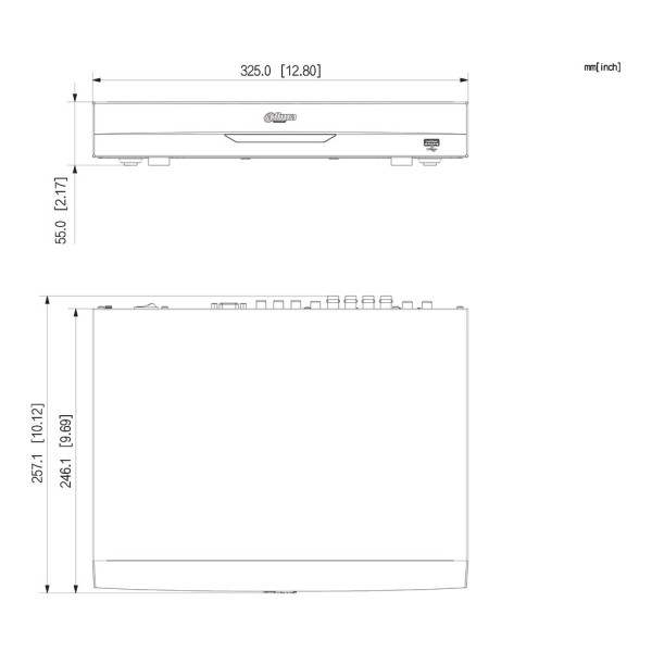 Comprar DAHUA XVR5108HE-I3-V3 DVR 5EN1 H265 8ch 5M@6ips +4IP 6MP 1HDMI 1HDD E/S AI
