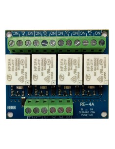Kaufen GL-SEGURIDAD RE-4A24 4-Relais-Modul. Versorgung mit 24 V