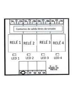 Kaufen GL-SEGURIDAD RE-4A24 4-Relais-Modul. Versorgung mit 24 V 2