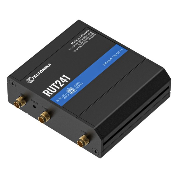 Acheter TELTONIKA routeur industriel Teltonika RUT241 4G LTE 1xSIM Wi‑Fi4 2xRJ45