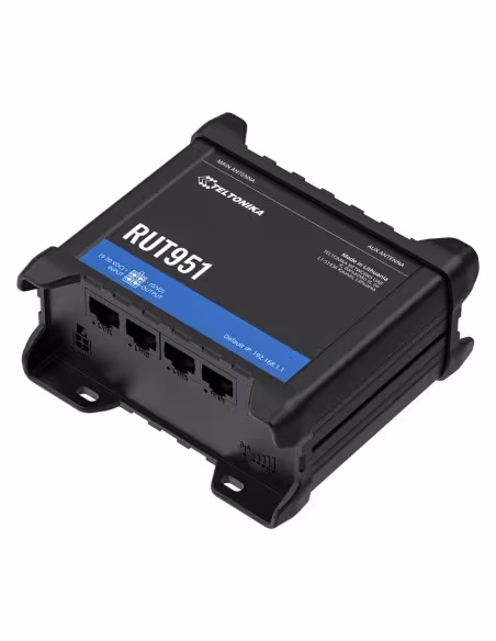 Comprar TELTONIKA RUT951 Router Teltonika Industrial 4G LTE 2xSIM Wi-Fi4 4xRJ45